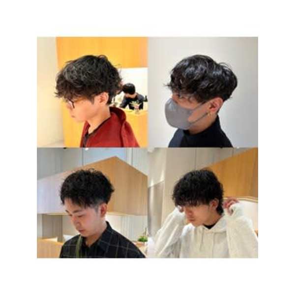 【MANAKA担当】ニュアンスパーマ+メンズカット+トリートメント¥7,700