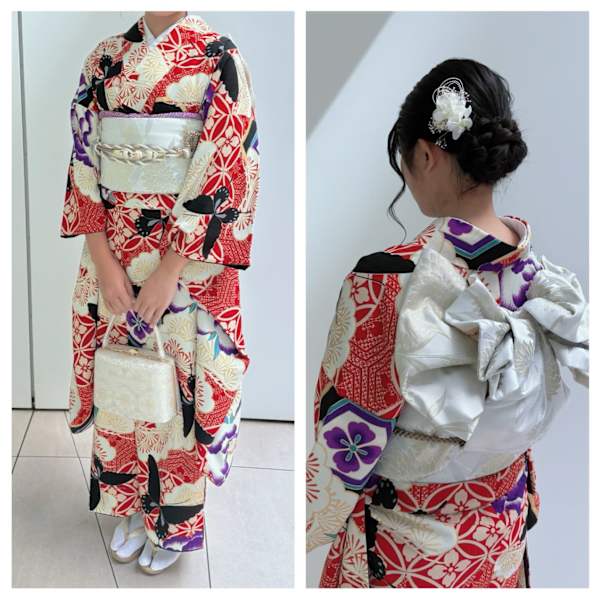 【お顔合わせ・成人式】振袖レンタル+着付け+無料ヘアセット+小物付き¥43,890