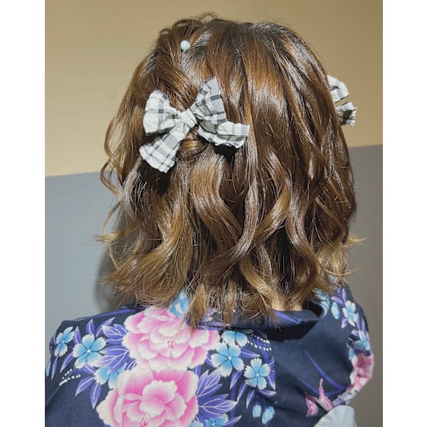 【土日祝早朝限定】浴衣着付け×ヘアセット