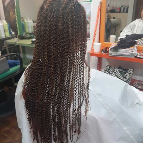 #スーパーロングのスパイラルパーマ