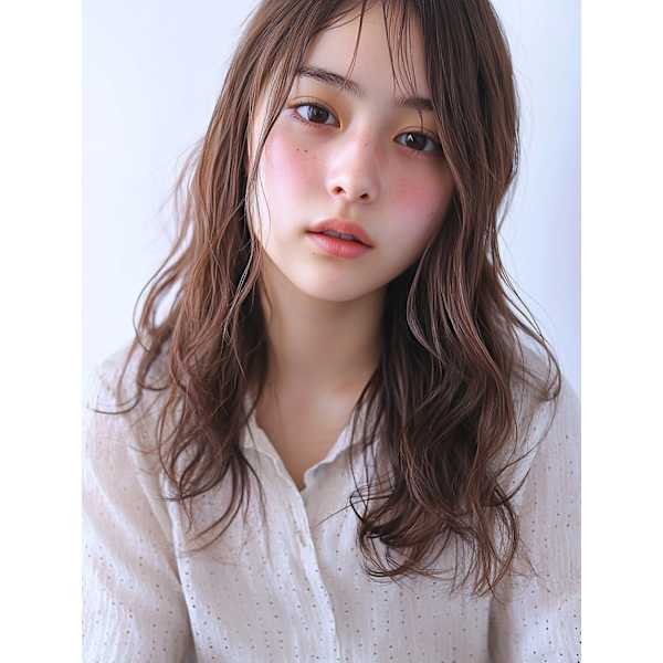 【艶髪カラー】☆95%以上美容液成分シャンプー使用☆カット+カラー+トリートメント