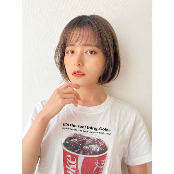 前髪カット＋カラー　¥9,900→7,920