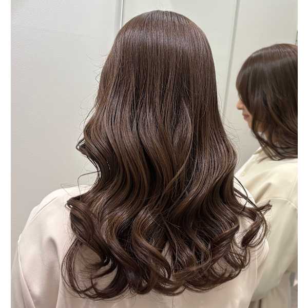 【石橋限定】《透明感カラー》カット+艶カラー+システムTr¥15500→¥8910 ※ご新規~3回目