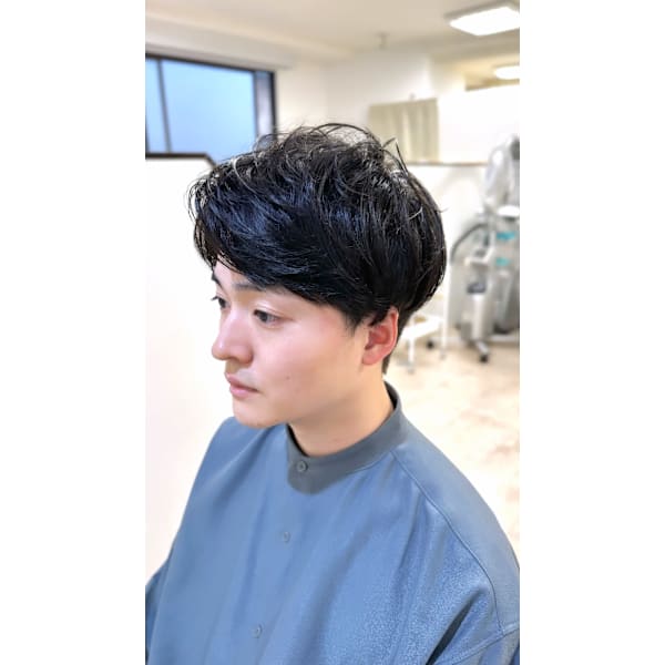 メンズ【仕事疲れをリセット】カット＋極楽補正ヘッドスパ30分付き