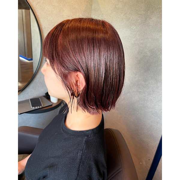 デザインカット+オーガニックカラー￥6390[推しカラー/艶カラー]