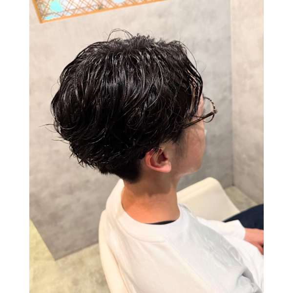 【メンズ】カット+アフターシャンプー￥4450 [おすすめマッシュ/ウルフ]