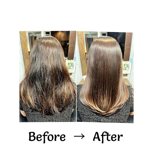 《艶/手触り/まとまり特化》【髪質改善カラーコース】カット＋カラー＋頭浸浴＋極艶サブリミックTR