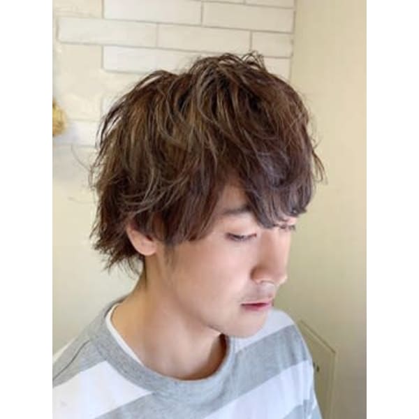 【men’s限定】カット+パーマ+スタイリングレクチャー ¥8,500