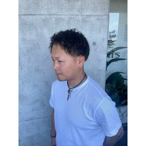 【メンズリピート予約当店No.1】カット＋シェービング＋スパシャンプー ￥7,150