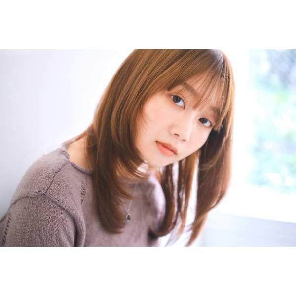 【植木限定】韓国風カット+透明感カラー+オージュアTr ¥11500