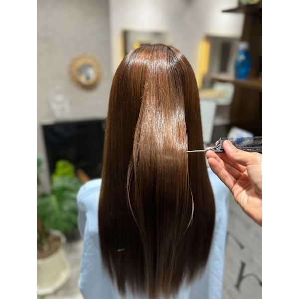 【オープン記念♪】カット+縮毛矯正×髪質改善+水素TR￥19900→￥16000