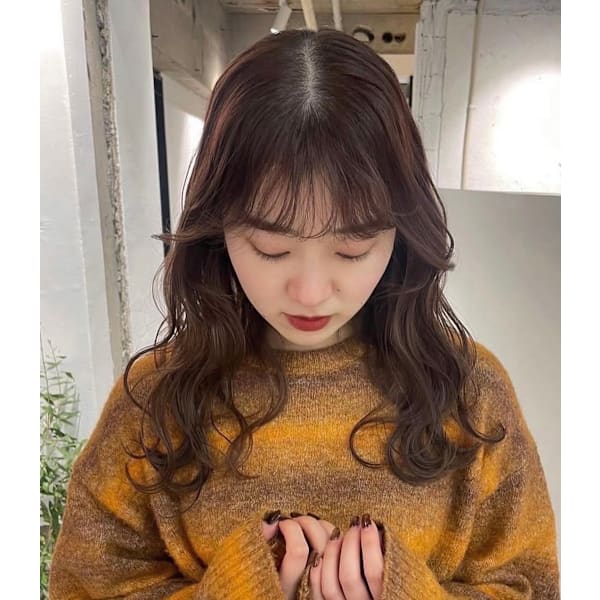 【柔らか♪】似合わせカット+ダメージレスパーマ+炭酸Sh/炭酸泉付き