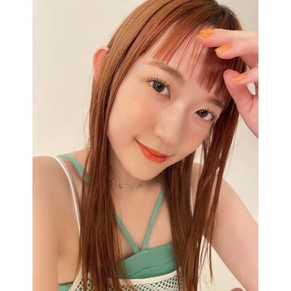 前髪ストレート+前髪カット (シャンプーブロー込み) ¥6,000