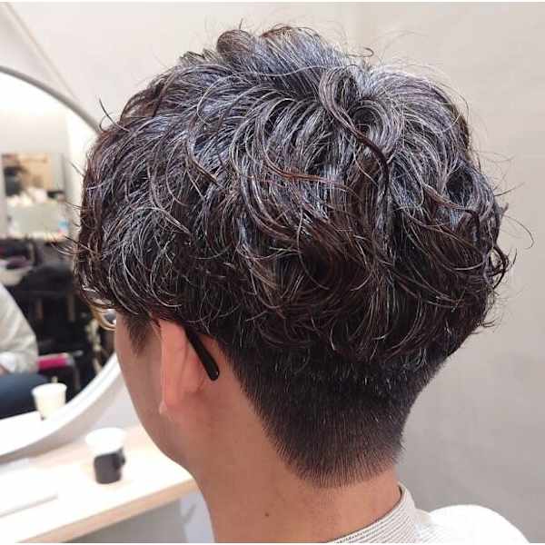 ≪メンズ限定≫カット＋オーガニックカラー＋眉カット+炭酸泉 【￥9000】