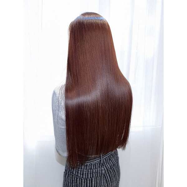 艶カラー+髪質改善ウルトワトリートメント