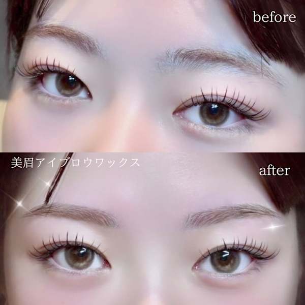 アイブロウ眉毛WAX＋パリジェンヌorまつげパーマ