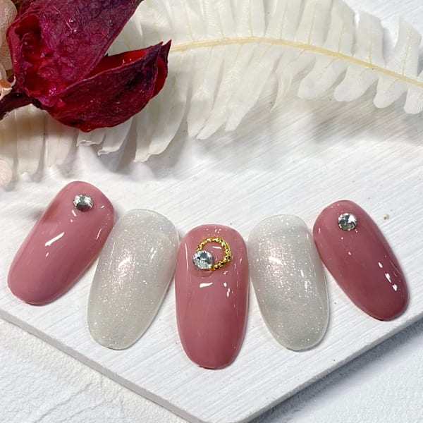 人気当店No.2 定額シンプルデザインHand 平日¥5,800/土日祝¥6,300