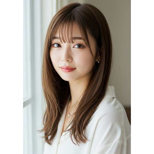 レディースカット＋髪質改善カラー＋Aujuaトリートメント　￥12700