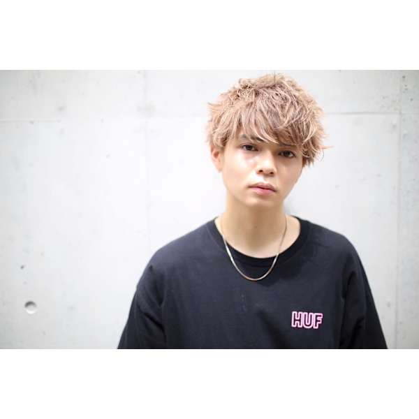 【Sunao☆メンズ学生限定】CUT+ブリーチ+カラー+スチームTr¥14500