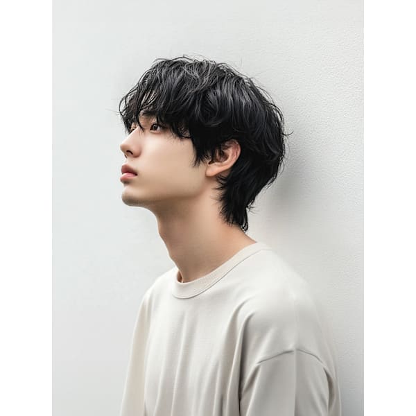 【メンズ限定】カット＋カラー＋贅沢ヘッドスパ＋眉カット￥12500