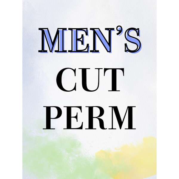 ◆メンズプラン◆【炭酸シャンプー+ロイヤルパーマ+カット+眉カット】