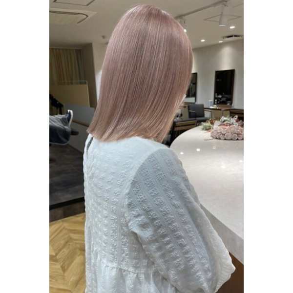 【艶&髪質改善】イルミナカラー+超音波ケアプロトリートメント¥5,780