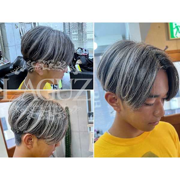 【湘南束銀】メンズハイライトカラー＋カット