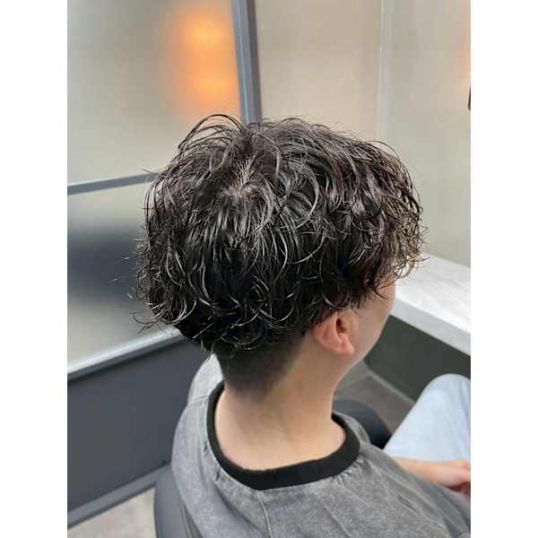 メンズケアパーマ+トリートメント