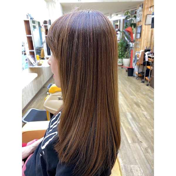 【期間限定】カット+髪質改善カラー+超音波トリートメント ￥9680[髪質改善/縮毛矯正]