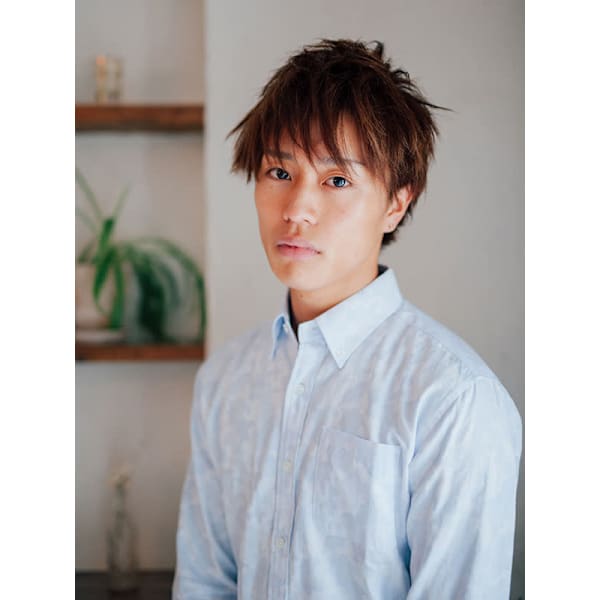 【楽天特別メニュー】メンズカット＋顔回り縮毛矯正 ＋眉カット￥11880