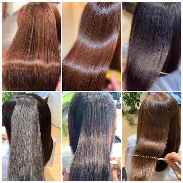 【新規様☆土日限定1日集中ケア】堺でも希少でダメージを抑えた髪質改善《王妃の水エステカラー》+カット