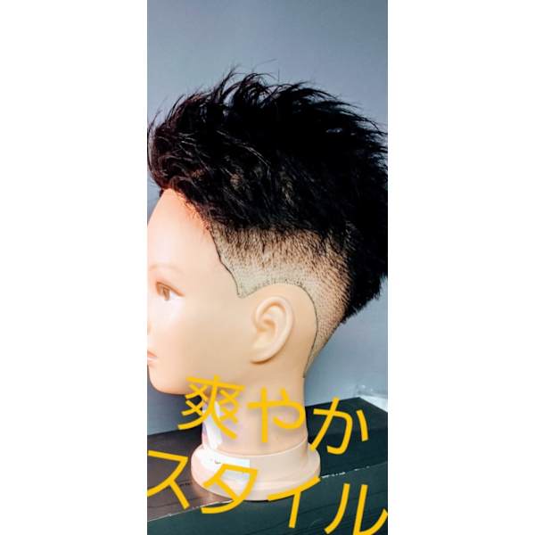 メンズカット+シャンプー+スカルプバブル頭皮洗浄付