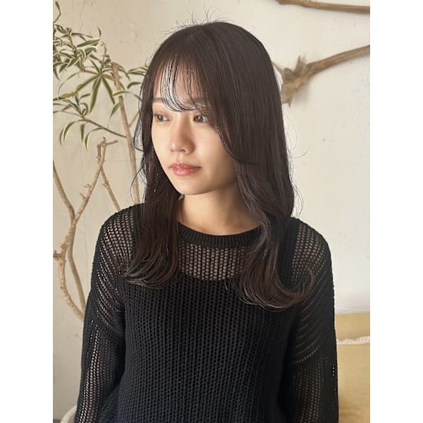 初回30%OFF☆酸性ストレート+カット+カラー+髪質改善TR