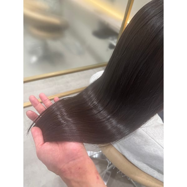 【髪質改善カラー/★★】カット+オイルカラー+水素ケア《ツヤ/サラサラ》