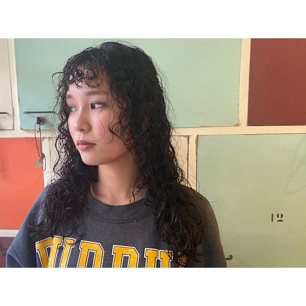 【平日限定】カット/パーマ/オージュア1stepスチームトリートメント ¥17600→