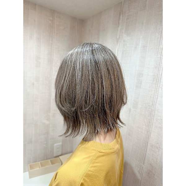 《脱!!白髪染め》白髪ぼかしカラー＋カット