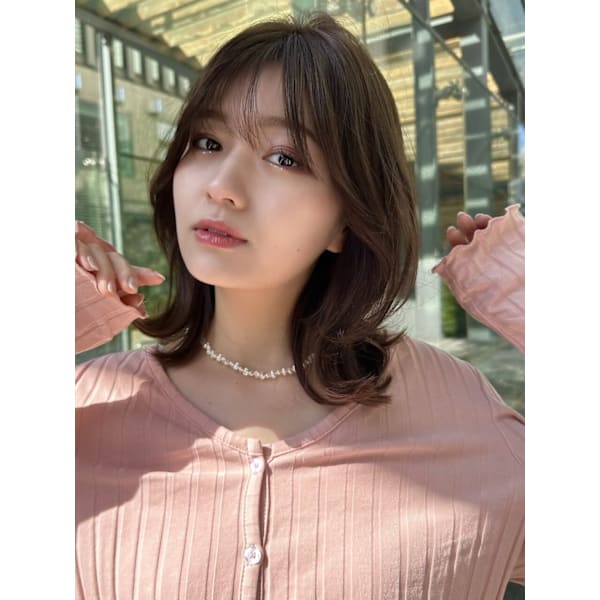 【平日限定】韓国風顔周りカット＋オージュア4stepTR￥8,800→￥8,000