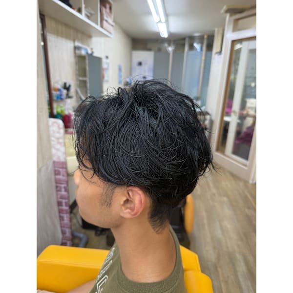 【MEN'S限定】メンズカット+似合わせパーマ ￥6820[髪質改善/縮毛矯正/白髪ぼかし]