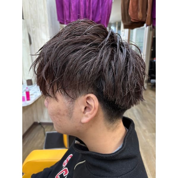 【MEN'S限定】メンズカット+カラー+トリートメント ￥9130[髪質改善/縮毛矯正/白髪ぼかし]