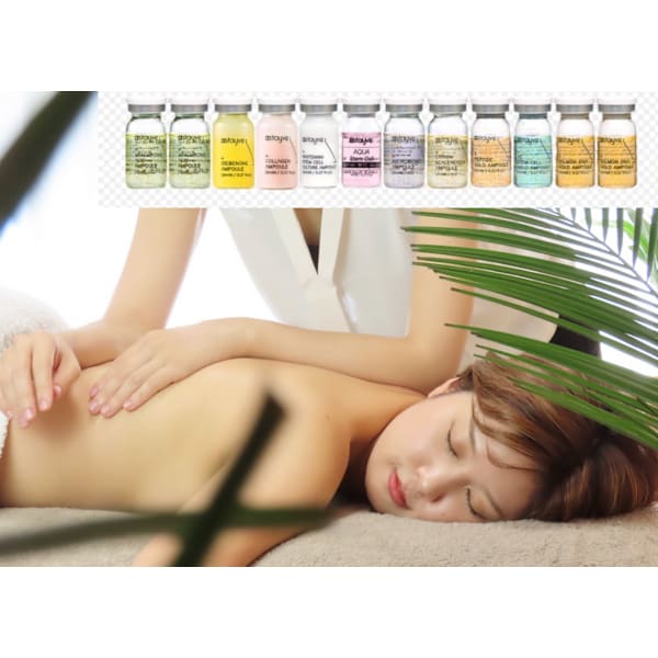 【生美容液導入ソフトダーマ+スキングロウフェイシャル】&ボディロミロミマッサージ90分