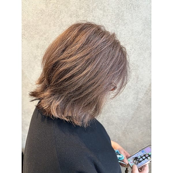 ★人気当店No.3★カット+ハイライトまたは白髪ぼかし+フルカラー¥14,300