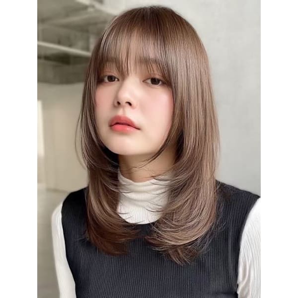 【★1番人気/平日限定★】カット+透明感カラー+髪質改善バイカルテ3stepトリートメント