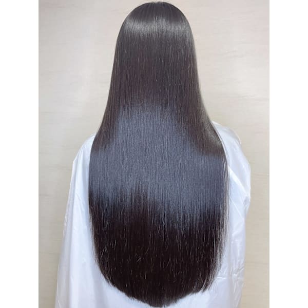 カット+髪質改善プラチナストレート+髪質改善オージュアTR+リファUFB¥21450