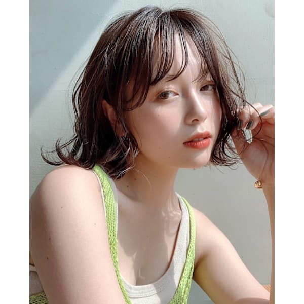 デザインカット+ミルボンプレミアムトリートメント￥4950[A-3/京橋]