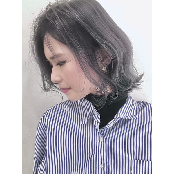 【初回】【当店人気No1☆ロング料金なし】ダメージレスカラー＋カット＋トリ￥12000→￥7700