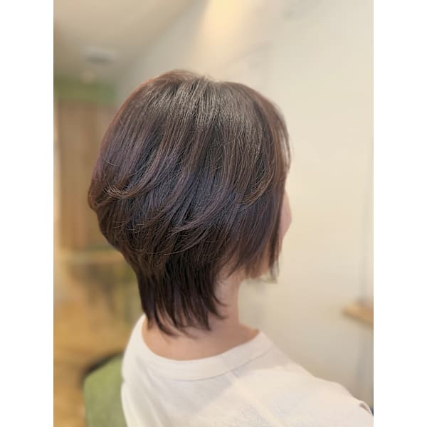 ☆新規☆【当店人気NO1】【艶髪カラー】カット＋オーガニックカラー＋トリートメント