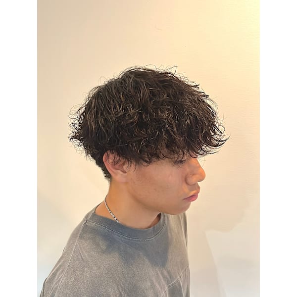 【男性におすすめ◎】似合わせカット+デザインパーマ+パーマケアトリートメント