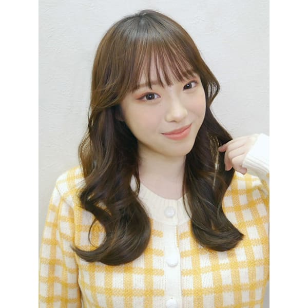 【毎朝の時短】カット×根元カラー×デジタルパーマ×トリートメント¥19,800