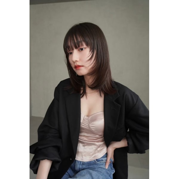 【新規から3回目まで利用可*】カット+外国人風艶カラー¥6950【中目黒/代官山/恵比寿】