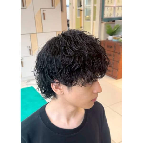 【メンズ限定】カット×ツイストスパイラルパーマ ￥8,900